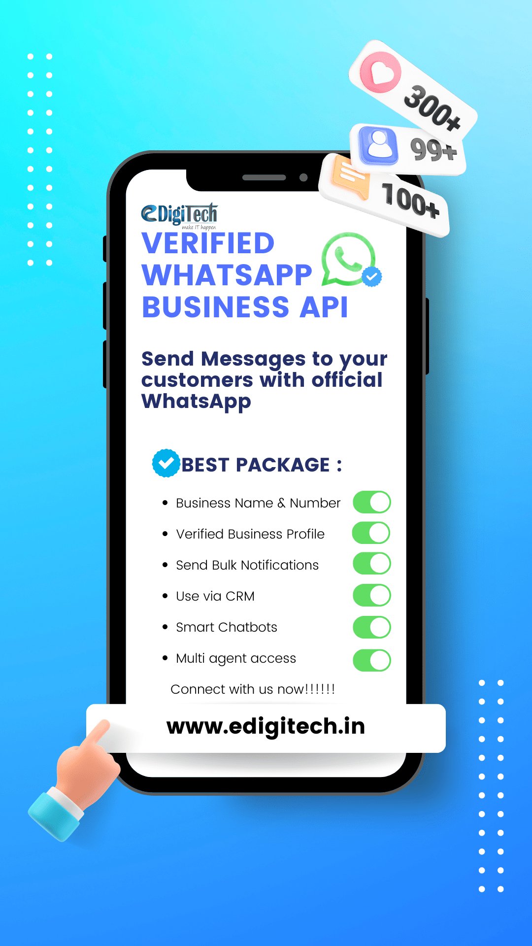 eDigiTech Official Business WhatsApp API Service Provider