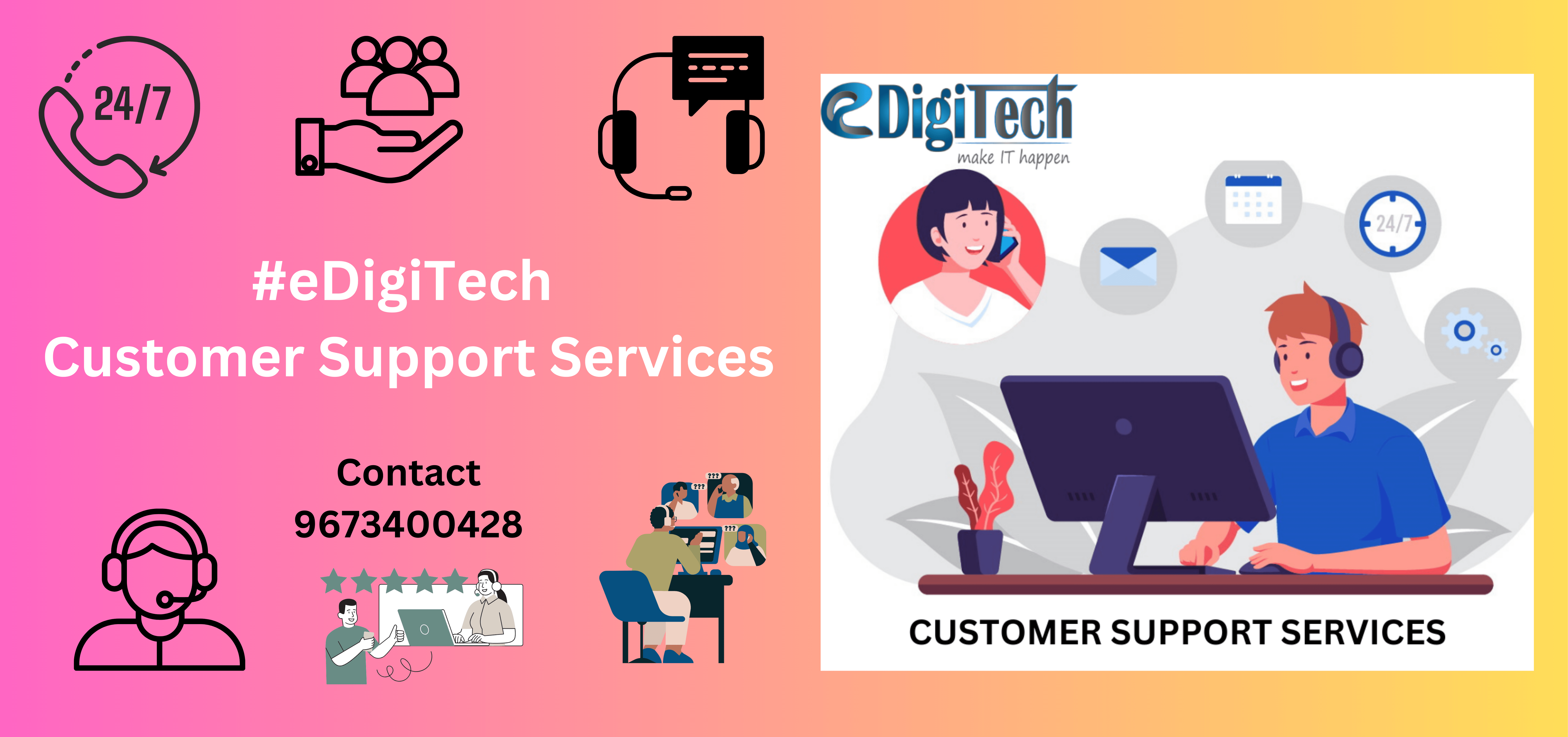 Customer Support Services by eDigiTech